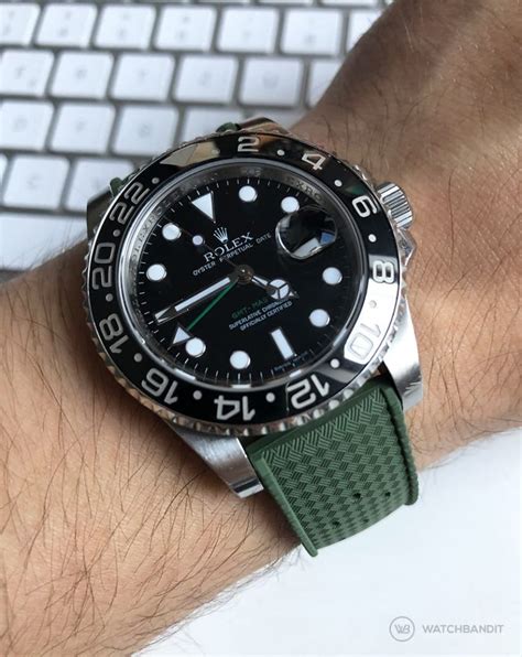 rolex mit kautschukarmband